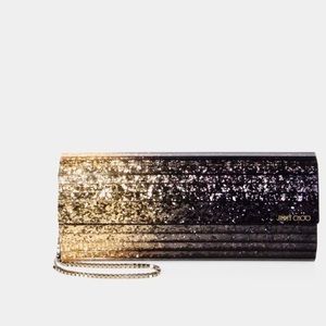 Jimmy Choo Clutch Sweetie Gold